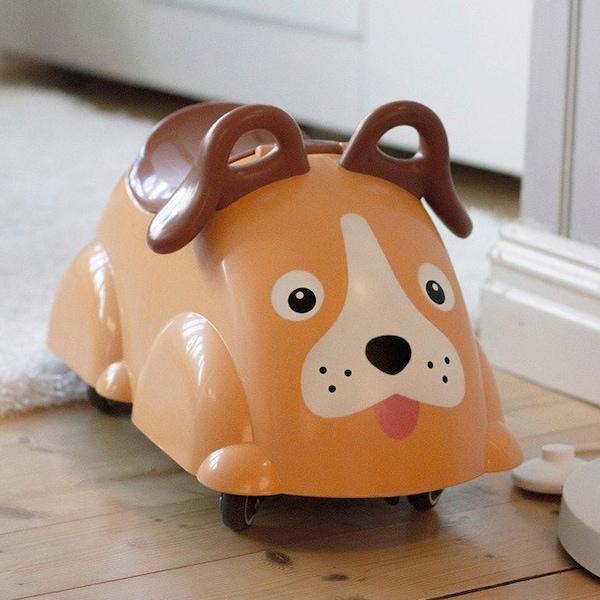 babywalz VikingtoysRutscher Cute Rider hellbraun - Hund Weihnachtsangebot