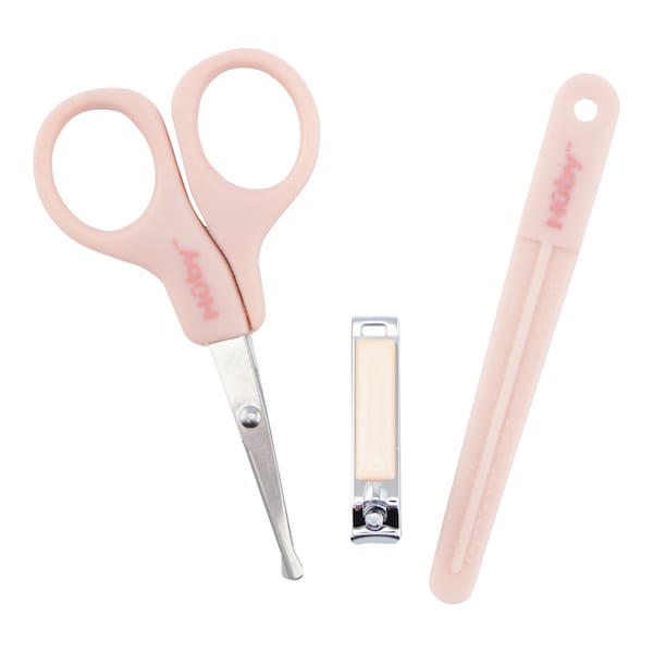 babywalz Nûby3-tlg. Nagelpflege-Set pink Jubiläumsangebot