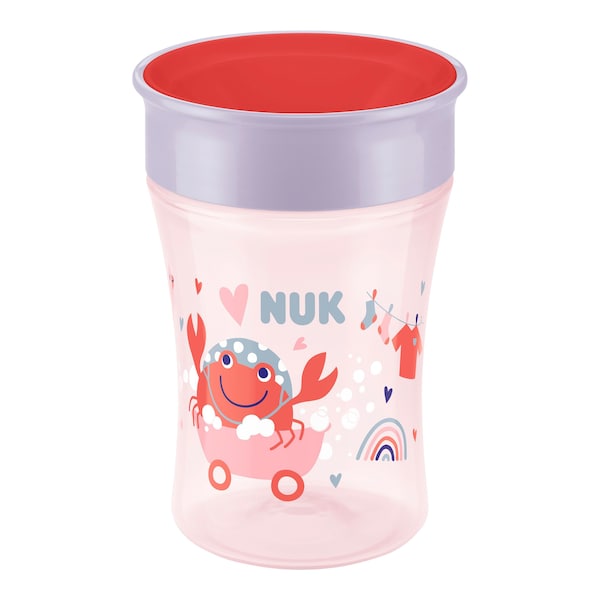 babywalz NUKTrinklernbecher Magic Cup 230 ml rot