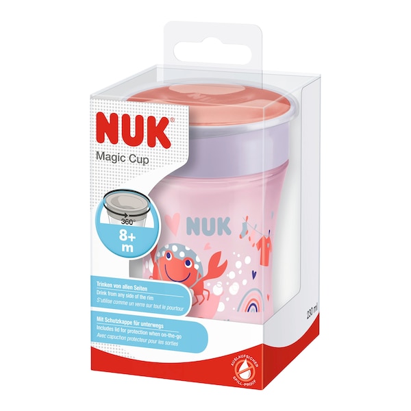 babywalz NUKTrinklernbecher Magic Cup 230 ml rot Bis zu 55% Rabatt