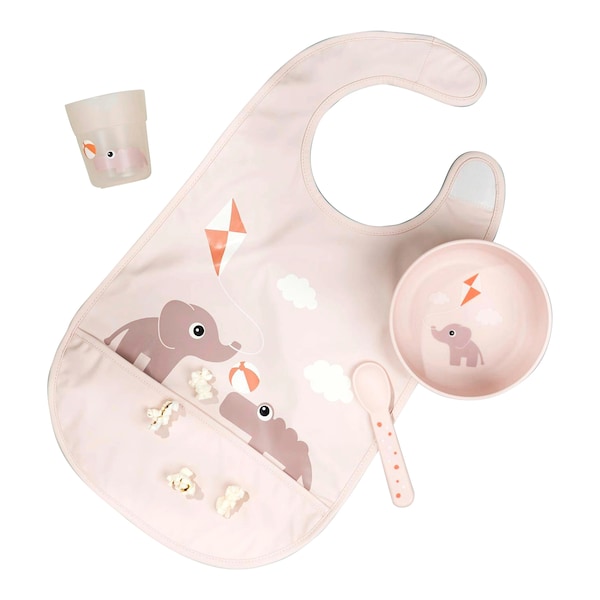 babywalz Done by Deer3-tlg. Geschirrset Foodie Elphee rosa Fabrikladen