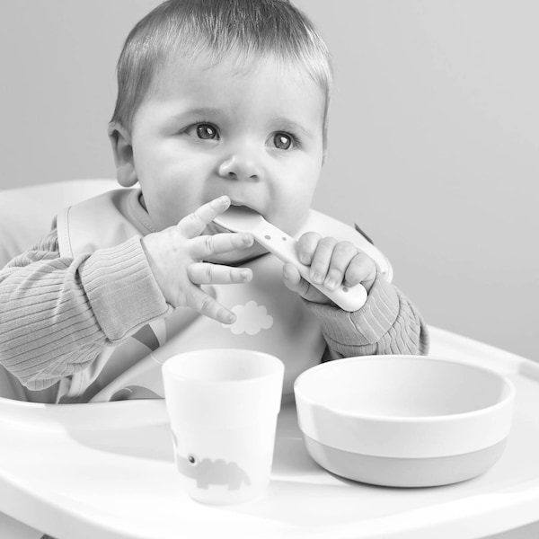 babywalz Done by Deer3-tlg. Geschirrset Foodie Elphee rosa Fabrikladen