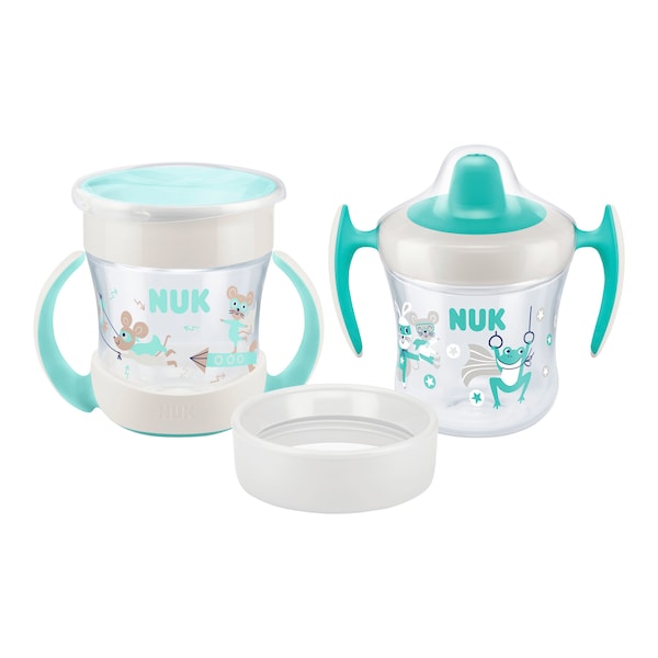 babywalz NUK2er-Set Trinklernbecher Mini Magic Cup und Mini Trainer Cup 160 ml