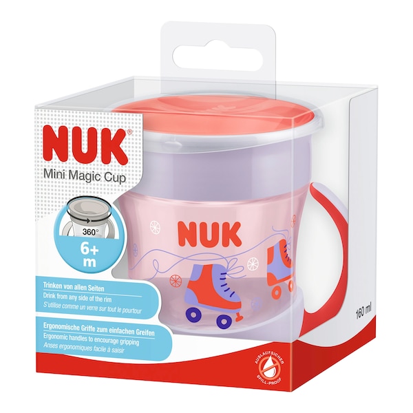 babywalz NUKTrinklernbecher Mini Magic Cup 160ml rot Verkauf