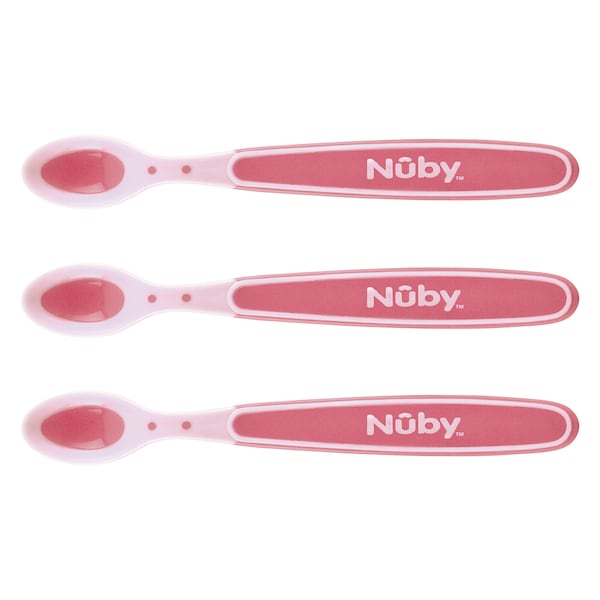 babywalz Nûby3er-Pack Wärmesensor-Löffel Soft Sensitive Flex