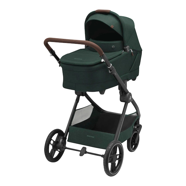 babywalz Maxi-CosiKombikinderwagen Oxford+ Travel-Set inkl. Babyschale Pebble 360 Pro 2 und Isofix-Basis FamilyFix 360 Pro twillic green Jubiläumsangebot
