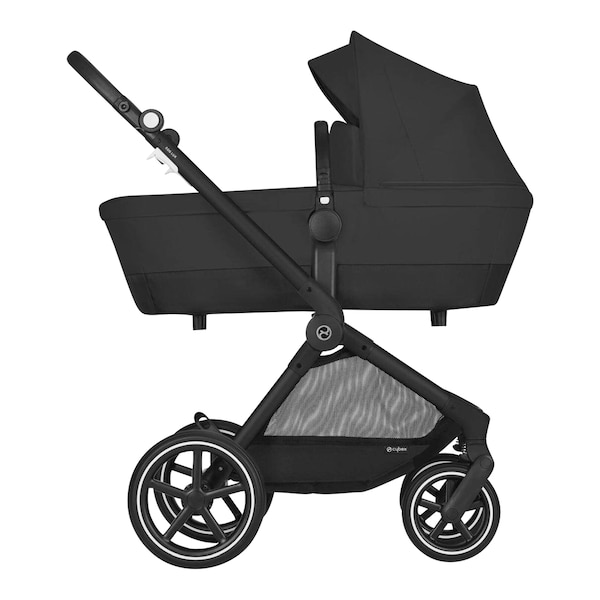 babywalz Cybex - GOLDKombikinderwagen Eos Lux Trio-Set inkl. Babyschale Aton B2 i-Size moon black / volcano black Neueste Mode