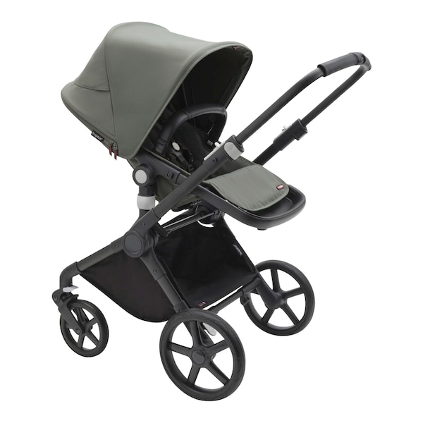 babywalz Bugaboo - Fox CubKombikinderwagen black / forest green Begrenzte Freigabe