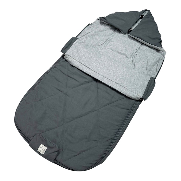 babywalz KaiserSommerfußsack AURORA dark grey