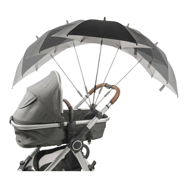 babywalz babycabUniversal Sonnenschirm für Kinderwagen schwarz Nur noch ein Tag übrig