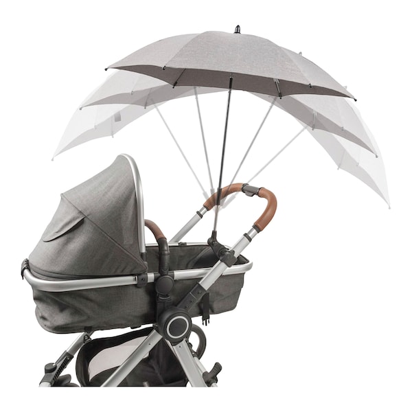 babywalz babycabUniversal Sonnenschirm für Kinderwagen grau melange Super Rabatt