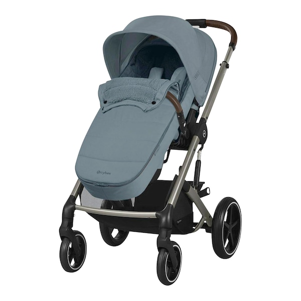 babywalz Cybex - GOLDFußsack stormy blue 50% Rabatt mit kostenlosem Versand