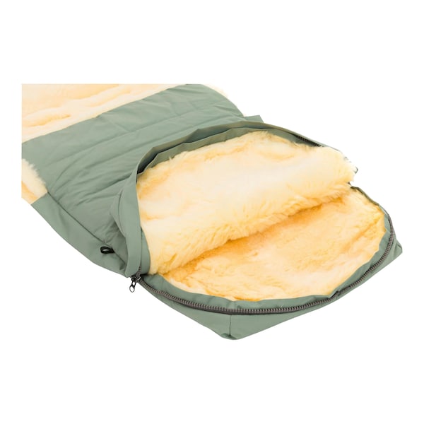 babywalz babycabWinterfußsack Lammfell Lille für Kinderwagen Buggy salbei Verkauf