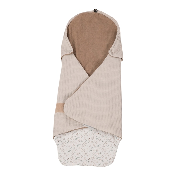 babywalz UllenboomEinschlagdecke Waffelpiqué wattiert Floral / sand