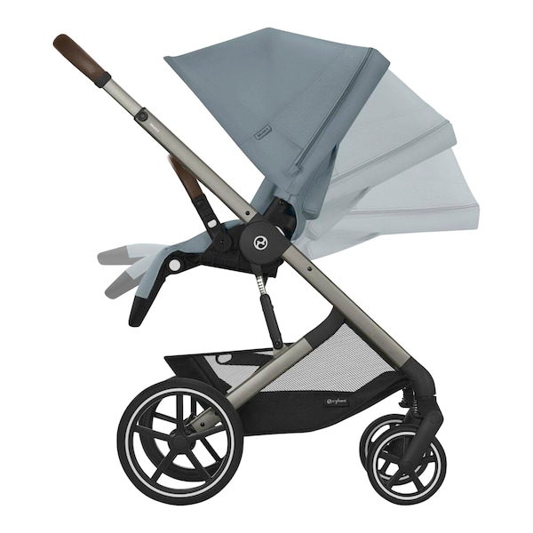 babywalz Cybex - GOLDKinderwagen BALIOS S LUX taupe / stormy blue Cyber Monday