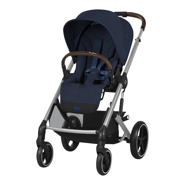 babywalz Cybex - GOLDKinderwagen BALIOS S LUX silver / ocean blue