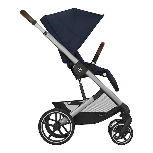 babywalz Cybex - GOLDKinderwagen BALIOS S LUX silver / ocean blue Osterangebot