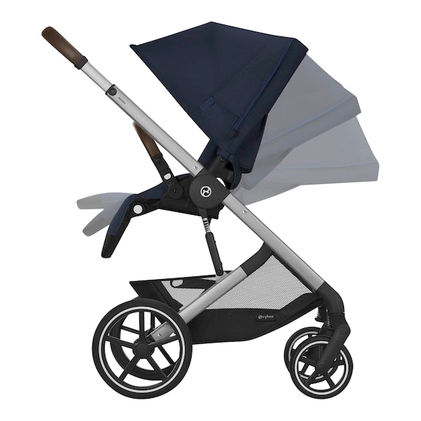 babywalz Cybex - GOLDKinderwagen BALIOS S LUX silver / ocean blue Osterangebot