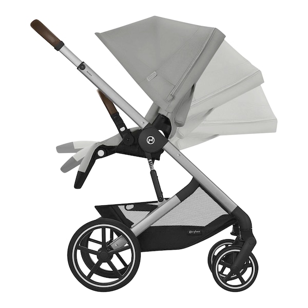babywalz Cybex - GOLDKinderwagen BALIOS S LUX silver / stone grey Heißer Verkauf