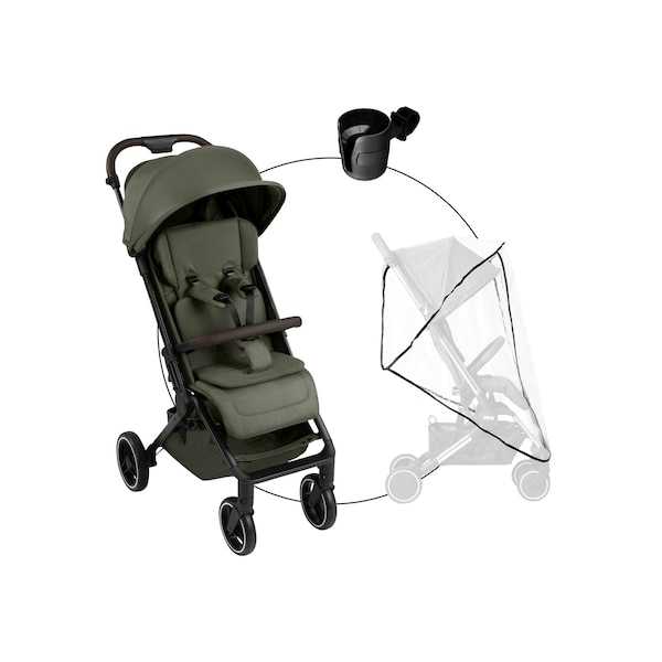 babywalz ABC DesignBuggy Ping 3 Trekking inkl. Becherhalter und Regenschutz