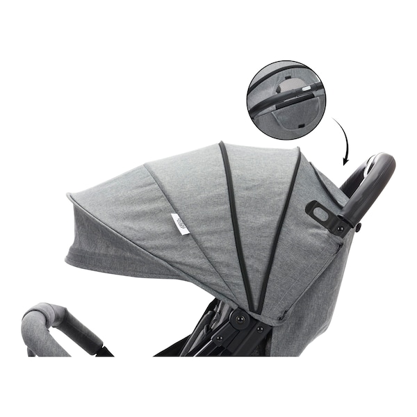 babywalz babycabBuggy Mailand grau Kostenloser Versand international