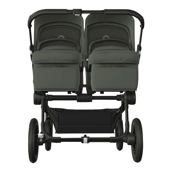 babywalz Bugaboo - DONKEY 5Zwillings- und Geschwisterwagen Bundle Twin black / forest green Angebote