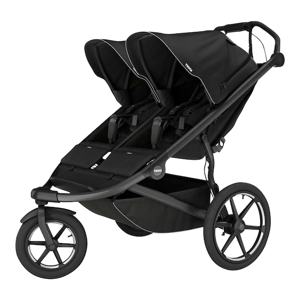 babywalz ThuleZwillingswagen Urban Glide 3 Double dbl black