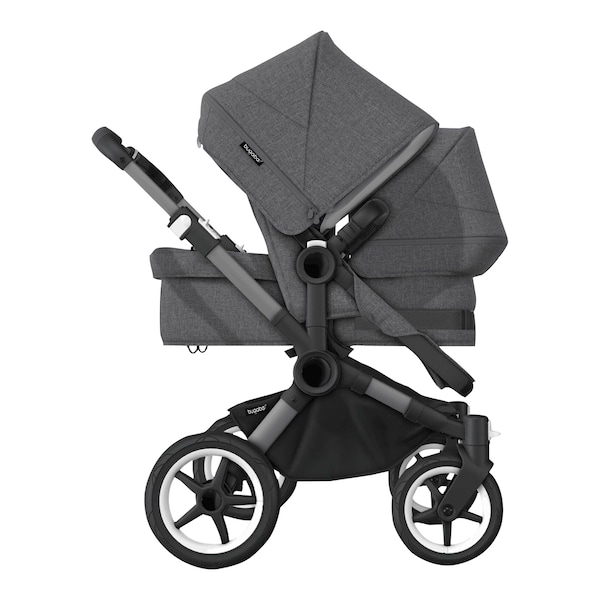 babywalz Bugaboo - DONKEY 5Geschwisterwagen Bundle Duo graphite / grey melange Meist gekauft