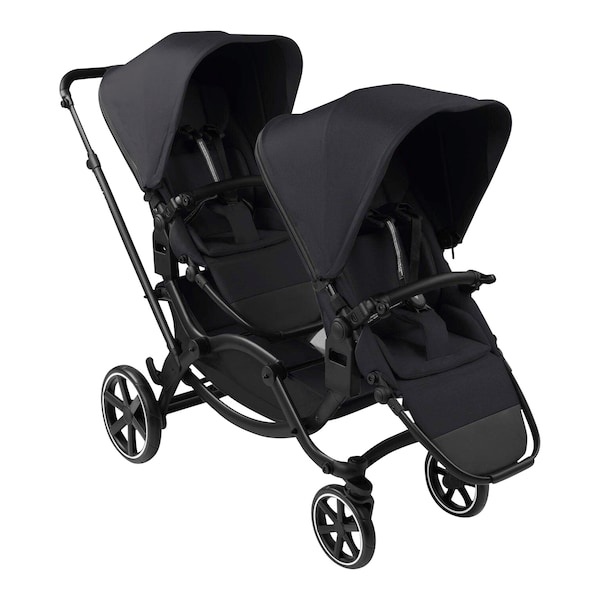 babywalz ABC DesignZwillingswagen Zoom 2 coal