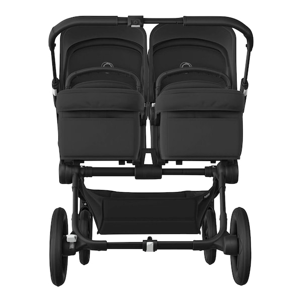 babywalz Bugaboo - DONKEY 5Zwillings- und Geschwisterwagen Bundle Twin black / midnight black Limitierter Zeitrabatt