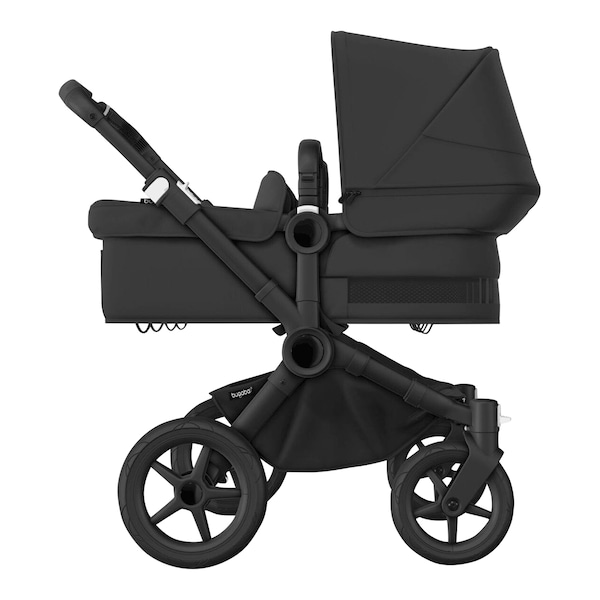babywalz Bugaboo - DONKEY 5Zwillings- und Geschwisterwagen Bundle Twin black / midnight black Limitierter Zeitrabatt