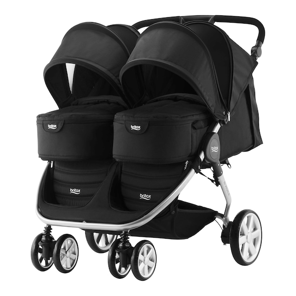 babywalz Britax Römer - SelectZwillings- und Geschwisterbuggy B-AGILE DOUBLE Cosmos Black Günstig kaufen