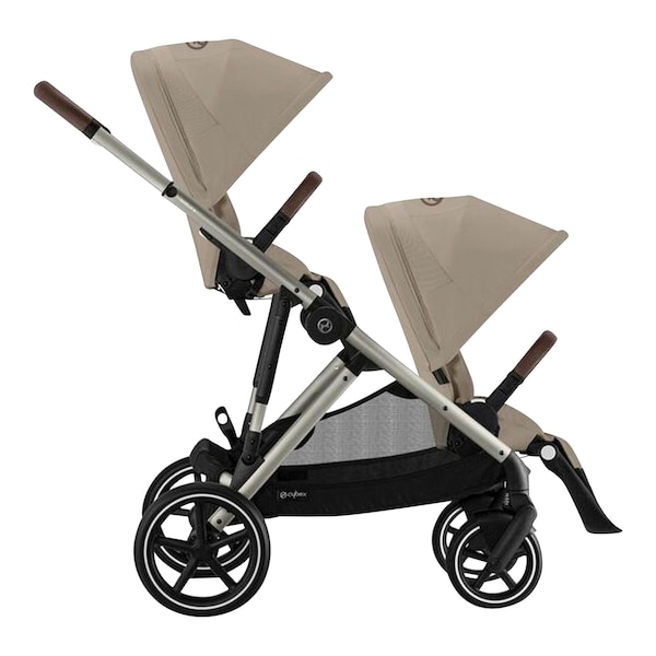 babywalz Cybex - GOLDGeschwistersitz für Gazelle S taupe / almond beige Großer Ausverkauf