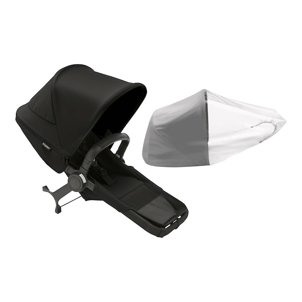 babywalz Bugaboo - DONKEY 5Duo-Erweiterungsset komplett midnight black