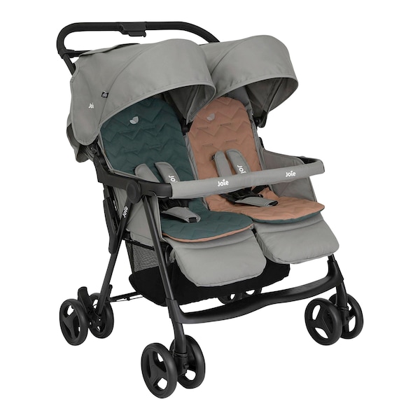 babywalz JoieZwillingsbuggy Aire Twin pebble