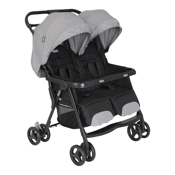 babywalz GracoGeschwisterwagen Duorider steeple gray
