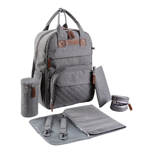 babywalz 2heartsWickelrucksack Functional grau Kostenloser Versand international