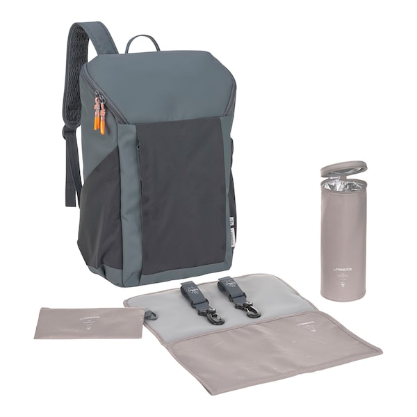 babywalz Lässig - GREEN LABELSlender Up Wickelrucksack reflective anthracite