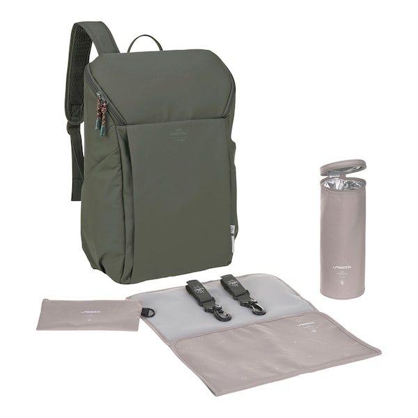 babywalz Lässig - GREEN LABELSlender Up Wickelrucksack olive