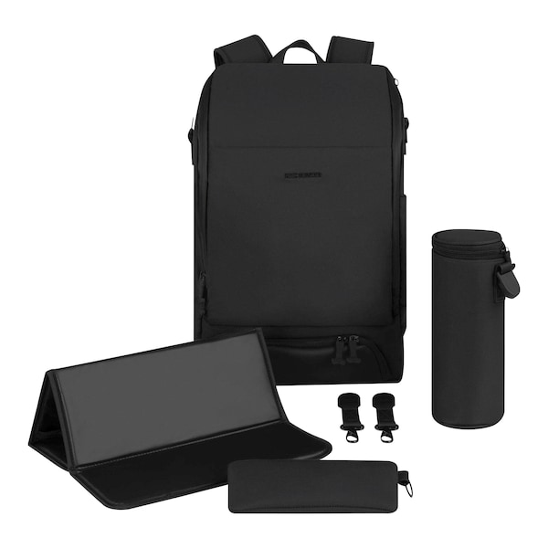 babywalz ABC DesignWickelrucksack Active coal Begrenztes Angebot