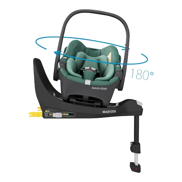 babywalz Maxi-CosiBabyschale Pebble 360 inkl. Kindersitz Pearl 360 und Isofix-Basis FamilyFix 360 essential green Wochenangebot