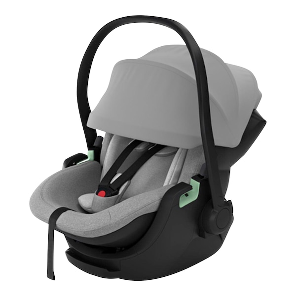 babywalz ThuleBabyschale Maple inkl. Isofix Basis Alfi light grey Kostenlose Rückgabe