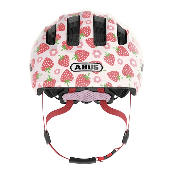 babywalz ABUSFahrradhelm Smiley 3.0 LED rose strawberry Kostenloser Versand
