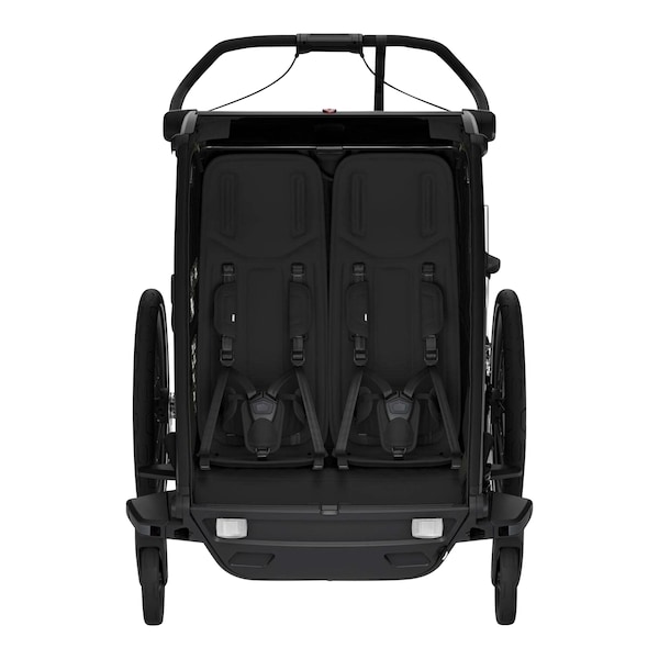 babywalz ThuleFahrradanhänger Chariot Sport 2 Double (2024) black Limitierter Zeitrabatt
