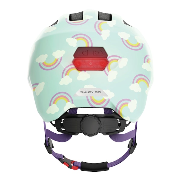 babywalz ABUSFahrradhelm Smiley 3.0 LED blue rainbow Günstig kaufen