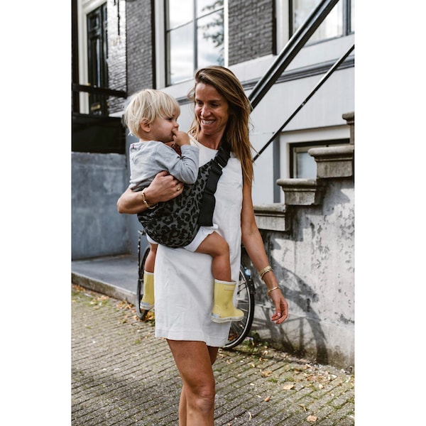 babywalz WILDRIDEHüfttrage Print leopard grey Sonderangebote