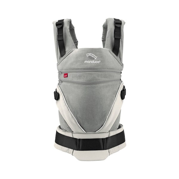 babywalz manduca® - XTBabytrage 3 Tragepositionen grey-white Letzte 2 Tage