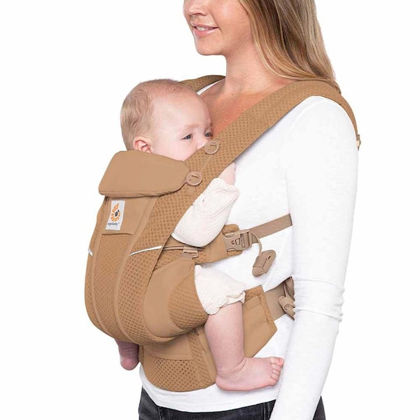 babywalz Ergobaby® - Omni BreezeBabytrage 4 Tragepositionen Camel Brown zollfrei