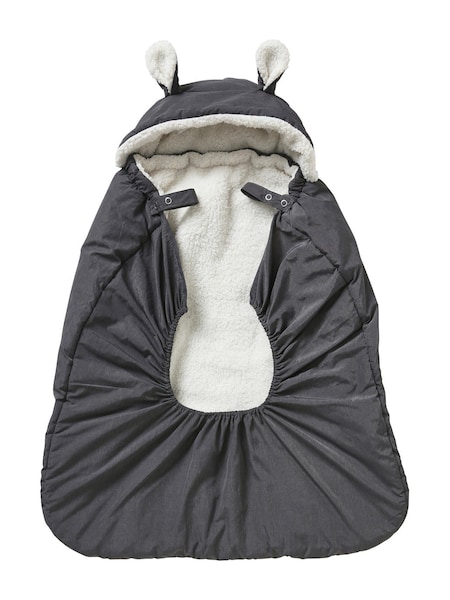 babywalz VertbaudetWintercover für die Babytrage grau