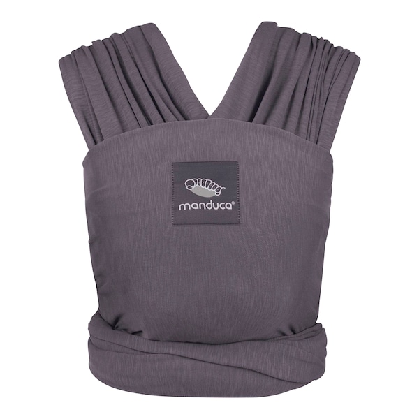 babywalz manduca® - SLINGBabytragetuch 510cm slate Großer Ausverkauf